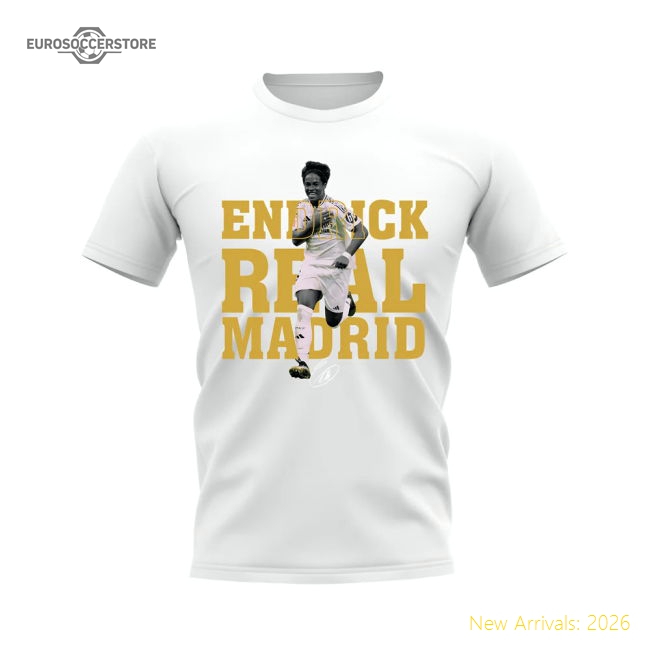 Best-Selling Trending Endrick Real Madrid Player Tee (White)