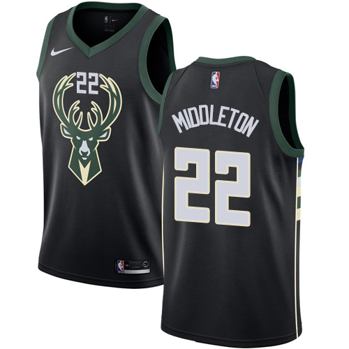 Durable Bucks #22 Khris Middleton 2024 Statement NBA Swingman Jersey