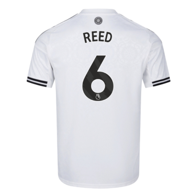 Fulham 2025-20 Home Football Shirt Featuring Reed 6 L M S