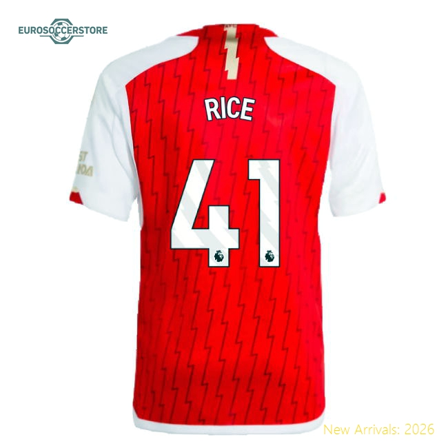 Comfortable Arsenal Kids Jersey Rice 2023-2024 Aeroready