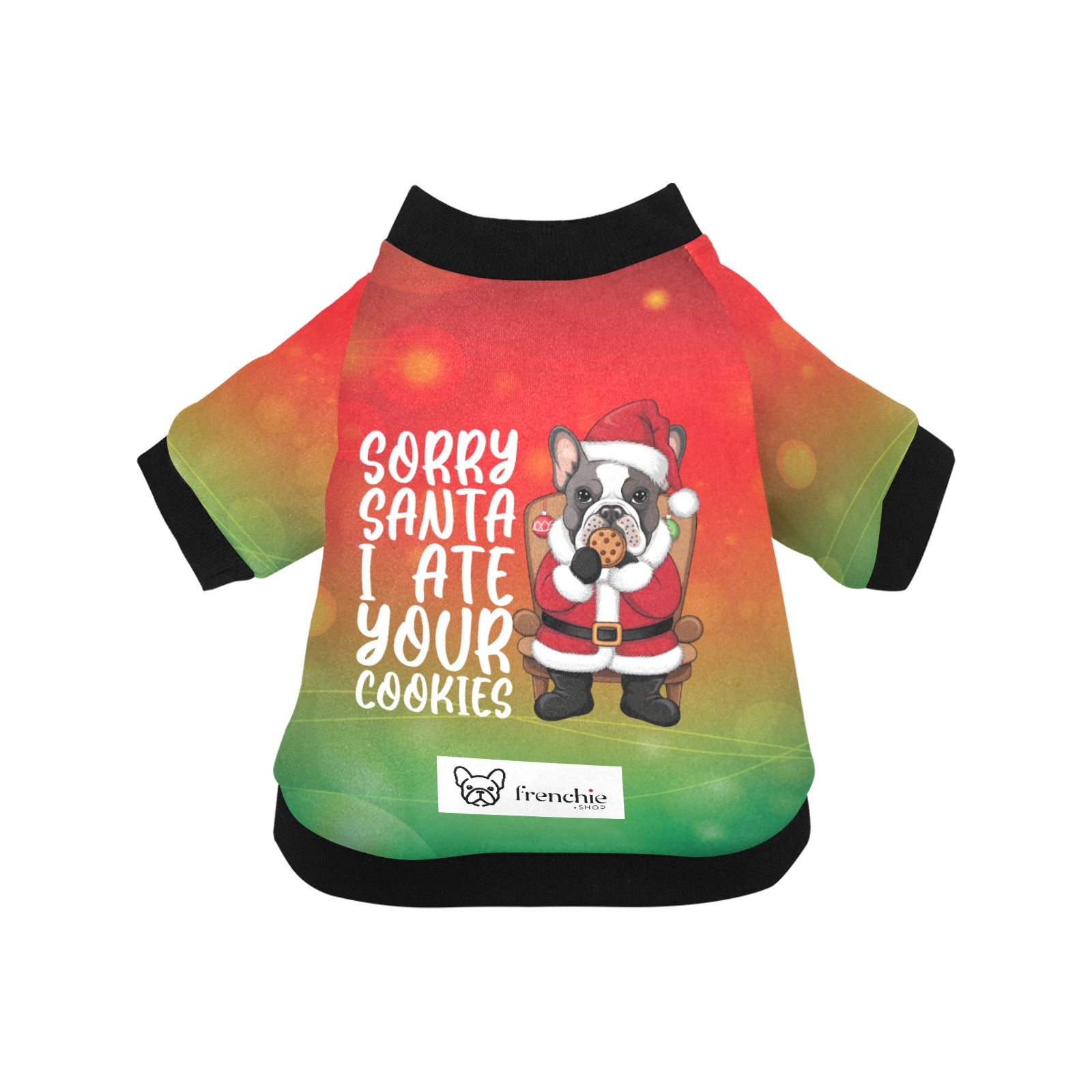 Frenchie-Fan Sorry Santa I Ate Your Cookies - Jacket For French Bulld...
