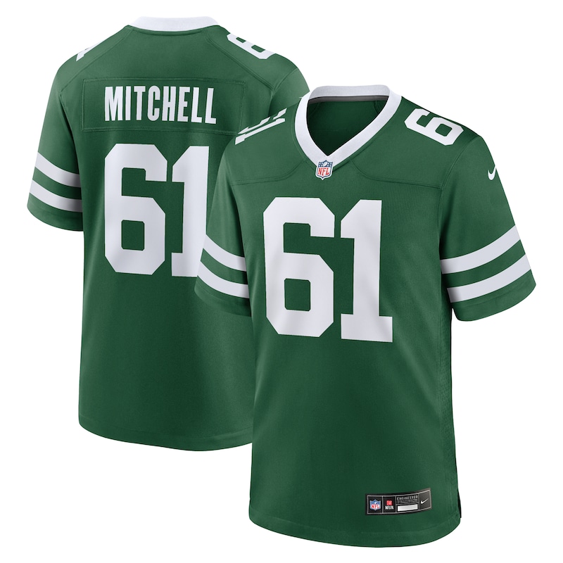 None Max Mitchell NY Jets Energetic Affordable Jersey for NFL Fans