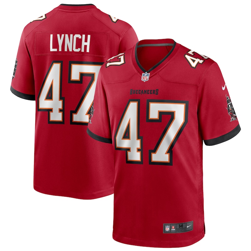 None John Lynch TB Buccaneers High-Quality Replica Jersey Game Day Wea