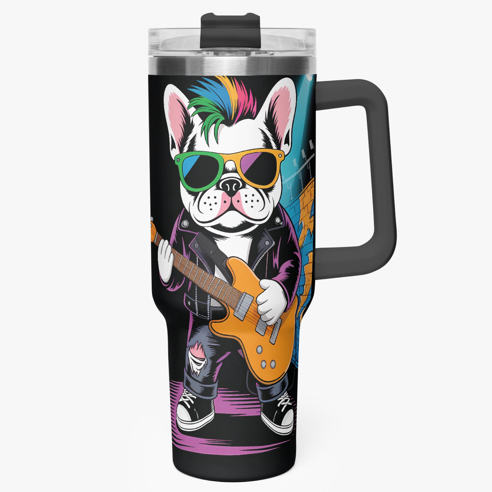 French Bulldog Gemma Car Tumbler Cup Frenchie Pet Item
