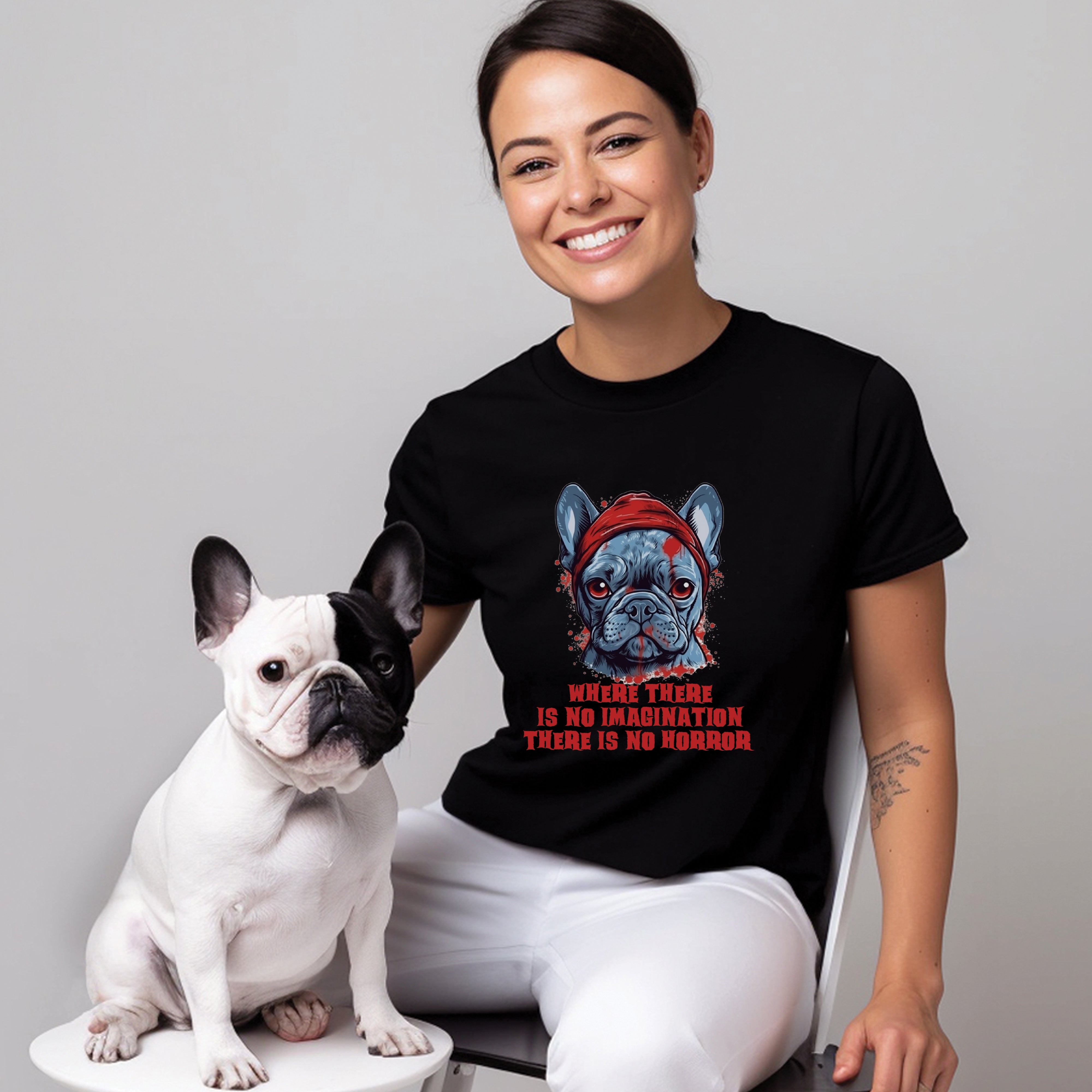 Spooky Frenchie - Unisex T-Shirt