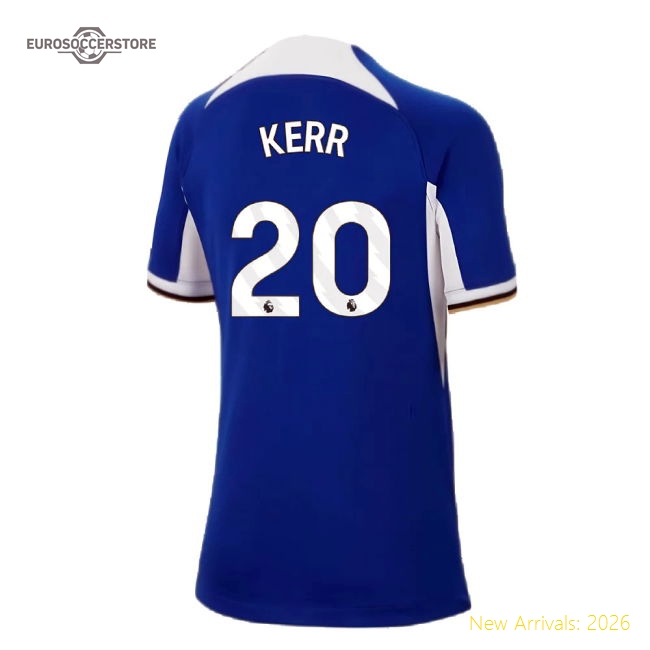 Chelsea Kids Breathable Kerr Jersey 2023-2024 Soft-touch