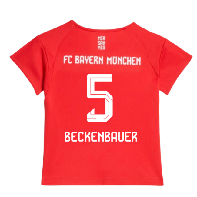 Supporter Bayern Bayern Munich Home Baby Kit Beckenbauer #5 Match ...
