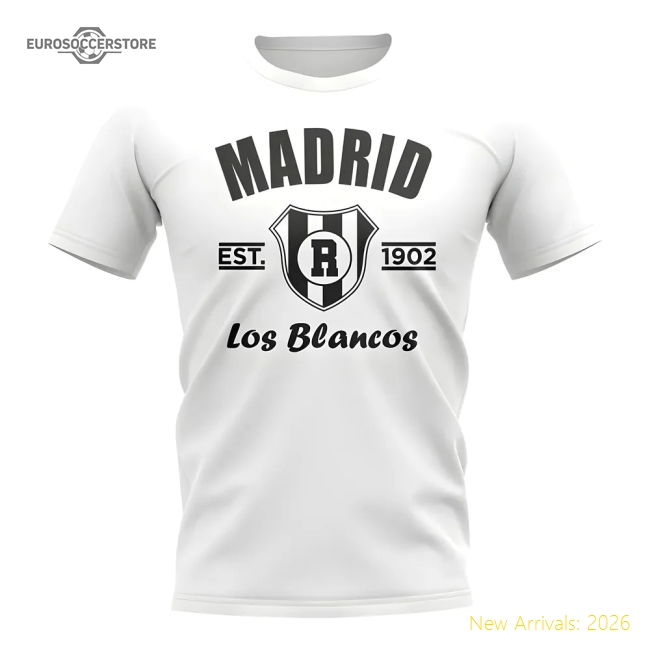 Premium-grade Real Madrid Established Football T-shirt (white)