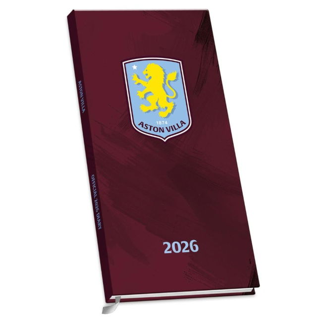 Diary 2026 High Quality Aston Villa 2025-2026 Home Kit