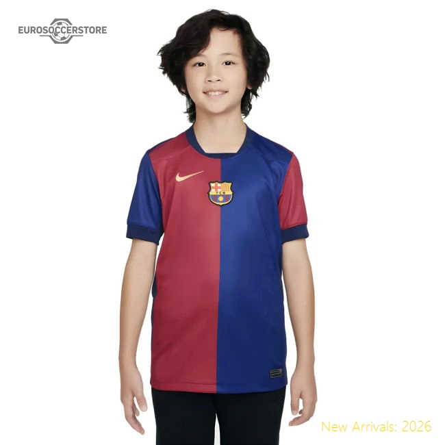 Performance Barcelona Home Jersey Kids Comfortable Comfortable