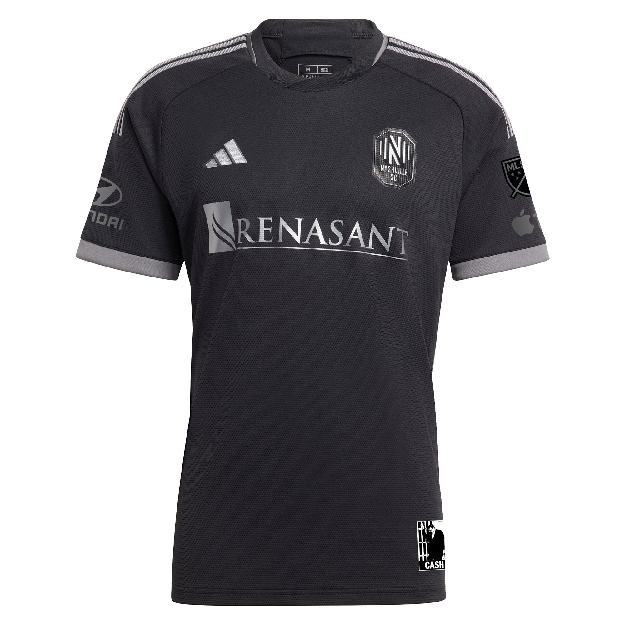 [SJH] Jacob Shaffelburg Nashville SC 2024 Man In Black Kit Authentic Player Jersey - Black