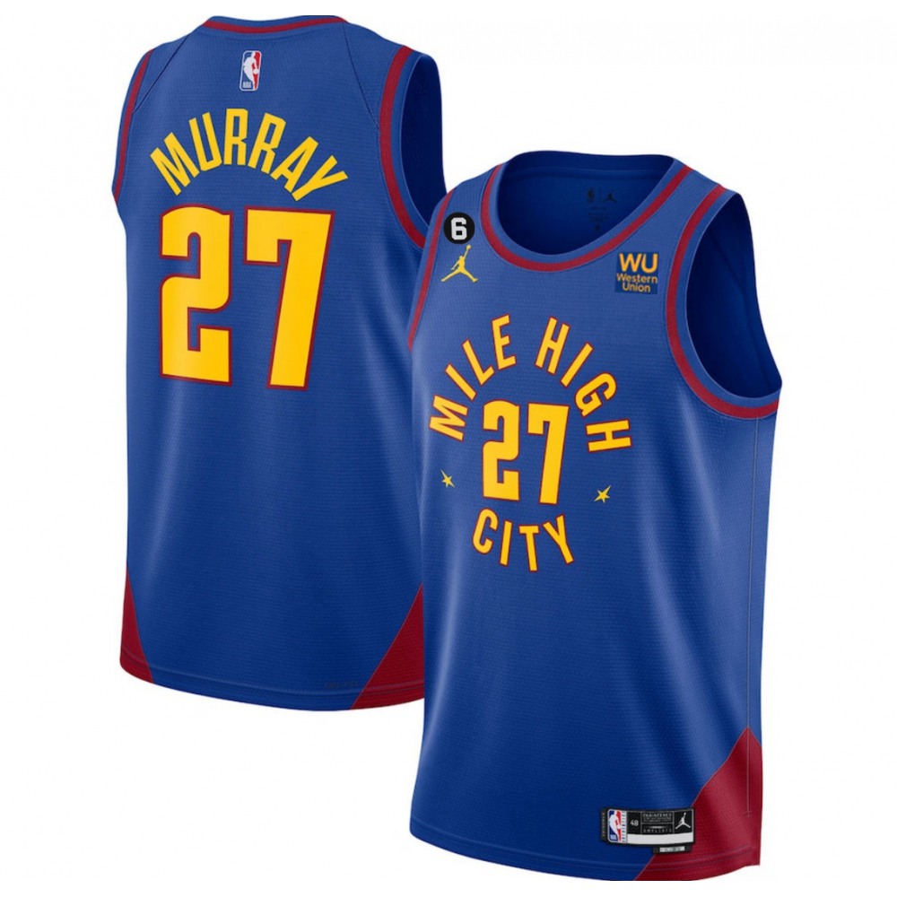 27 Denver Nuggets Jersey Blue - - NBA Collection
