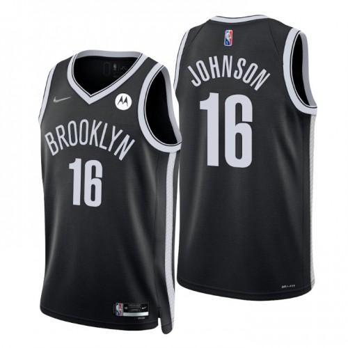 Brooklyn Nets James Elite Collection Jersey Athletic Fit #16