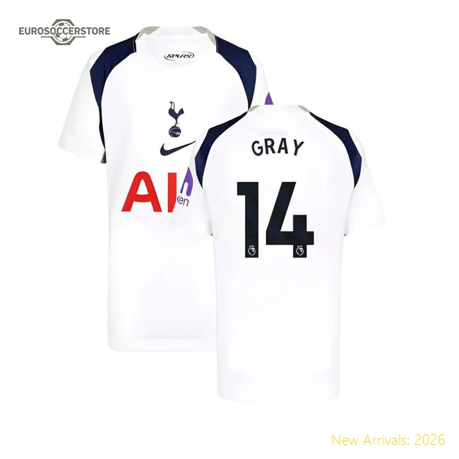 Tottenham Hotspur Children 2025 Home Jersey Shirt Football Fan Game Day Game Day Game Day Apparel