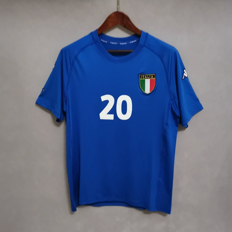 2000 Italy Home Retro Shirt 20 TOTTI - Official Replica 4146