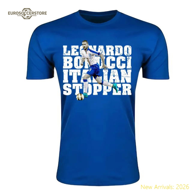 Leonardo Bonucci Italian Stopper T-Shirt (Blue) - Kids