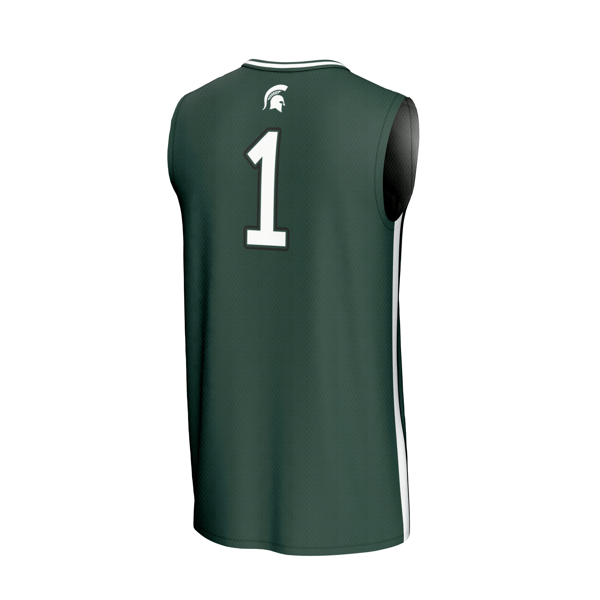 [NJP] Michigan State Spartans GameDay Greats Youth Lightweight Collegiate Basketball Fashion Jersey - Green
