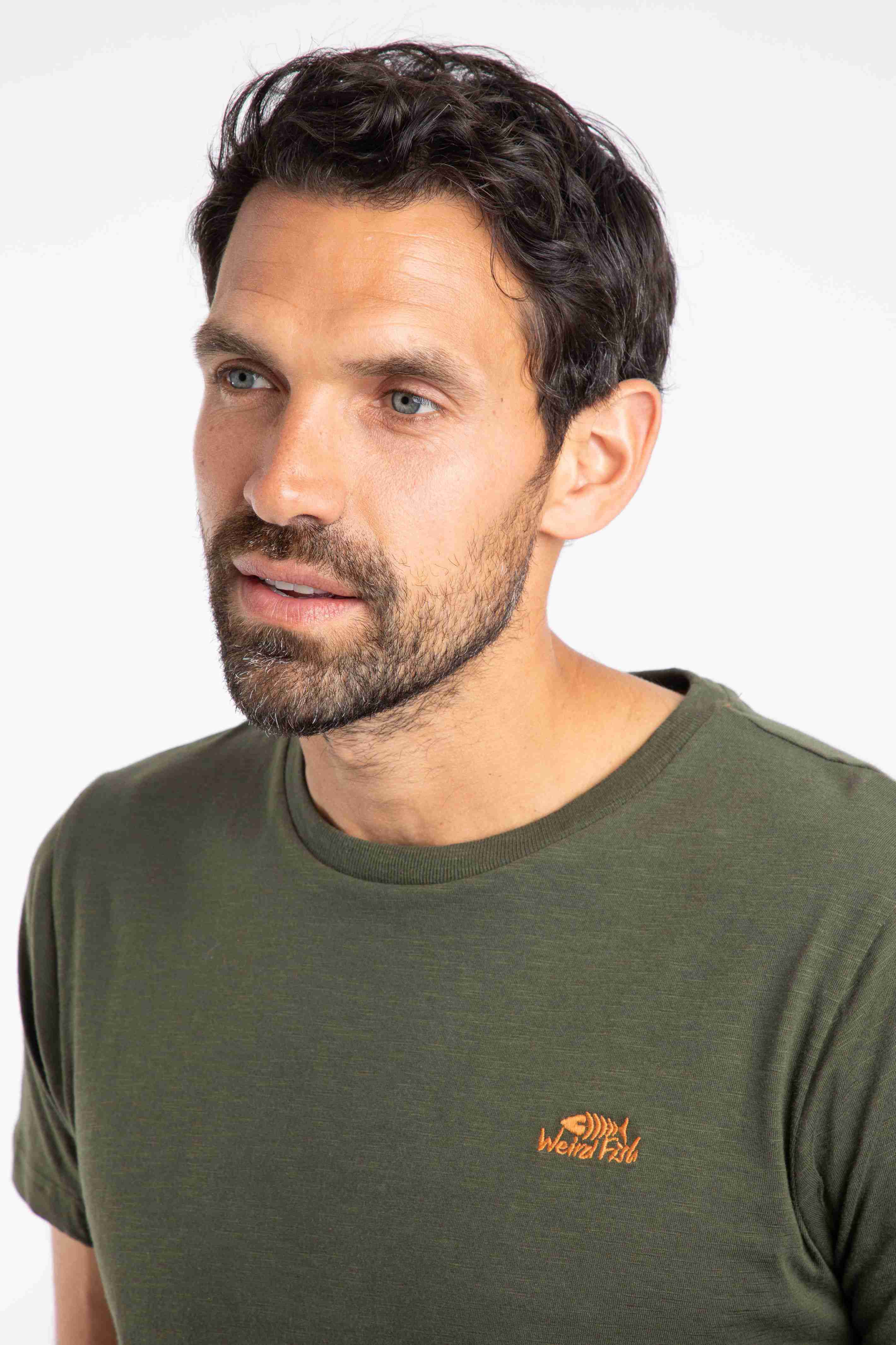 Fished Branded T-Shirt Fir Green