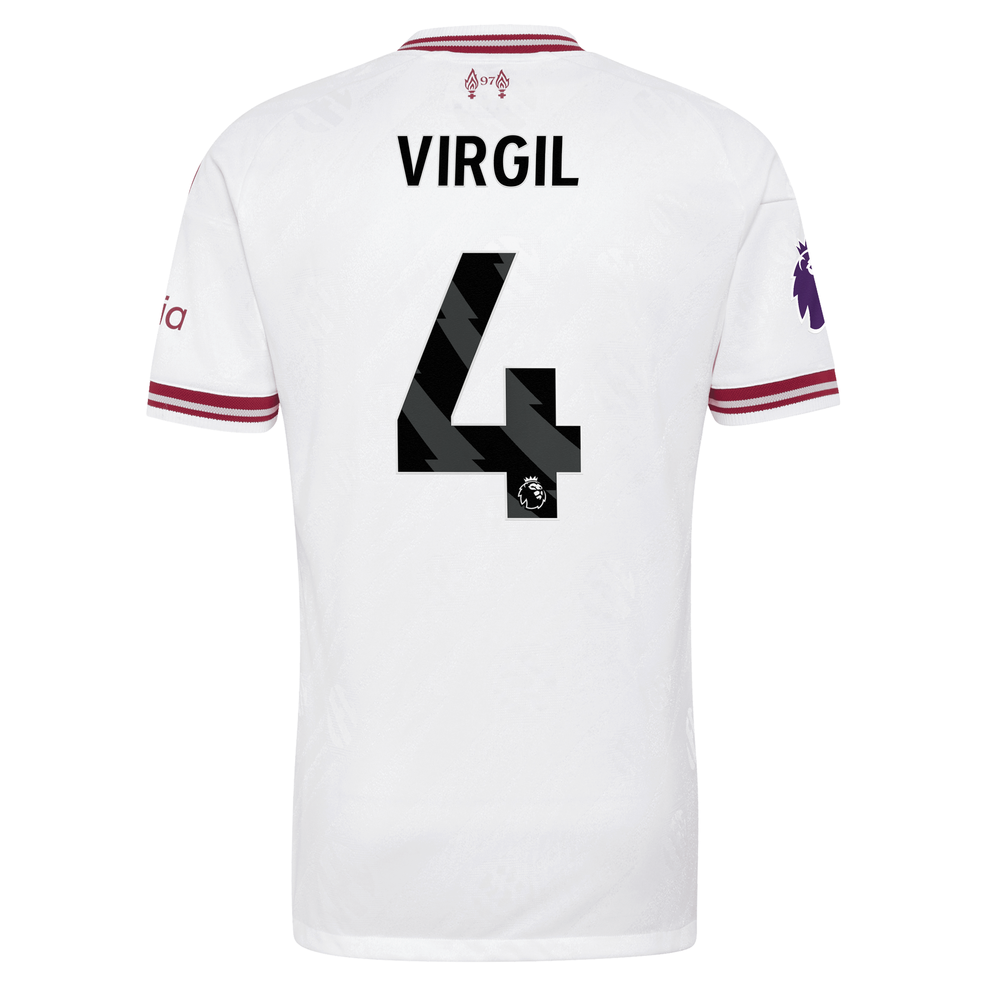 [JED] Virgil van Dijk Liverpool 2026/27 Away On-Field Authentic Jersey - White