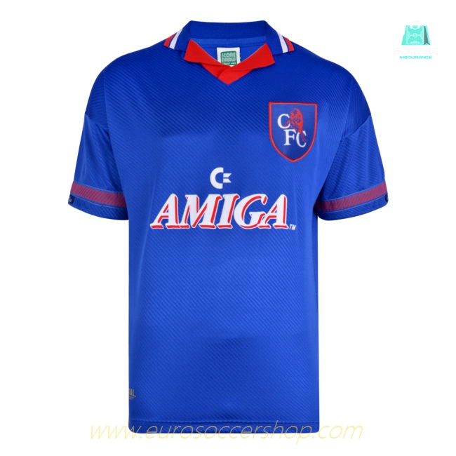 Score Draw Chelsea 1994 Retro Football Shirt (Wise 11)
