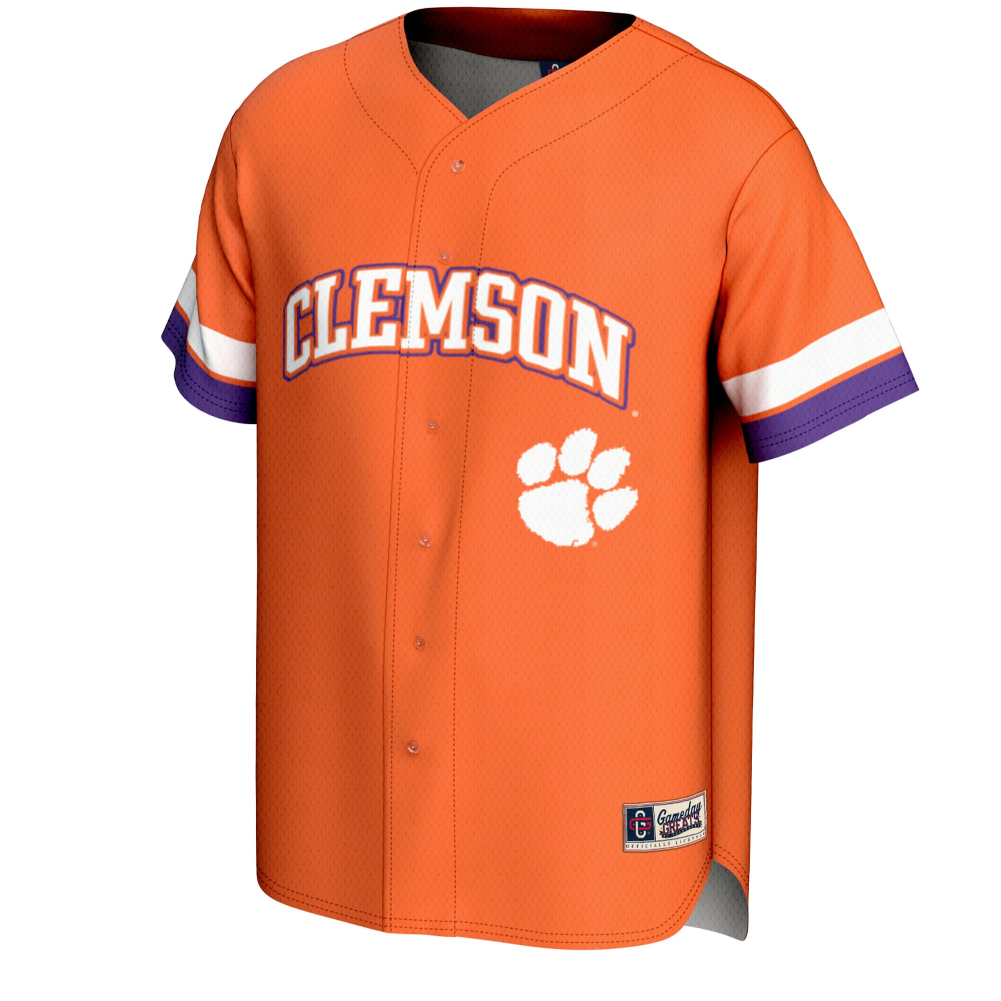 [DDG] Clemson Tigers GameDay Greats Youth Spirit Baseball Jersey - Orange