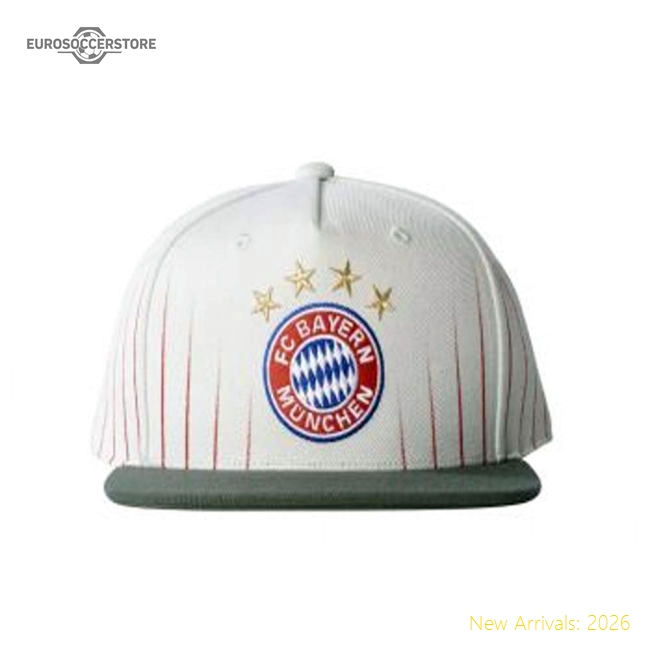 Fan-Favorite 2017-2018 Bayern Munich Adidas Flat (Crystal White)