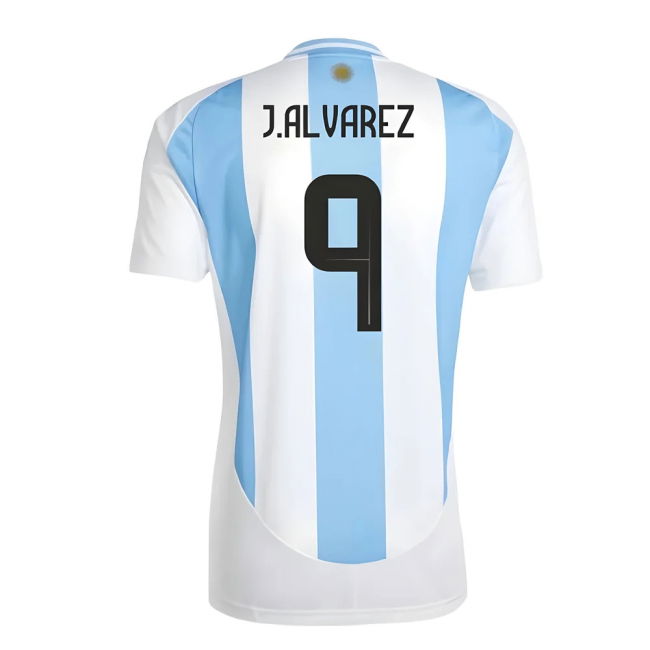 Player 2024-2025 Argentina Home Shirt (J.Alvarez 9) Athletic