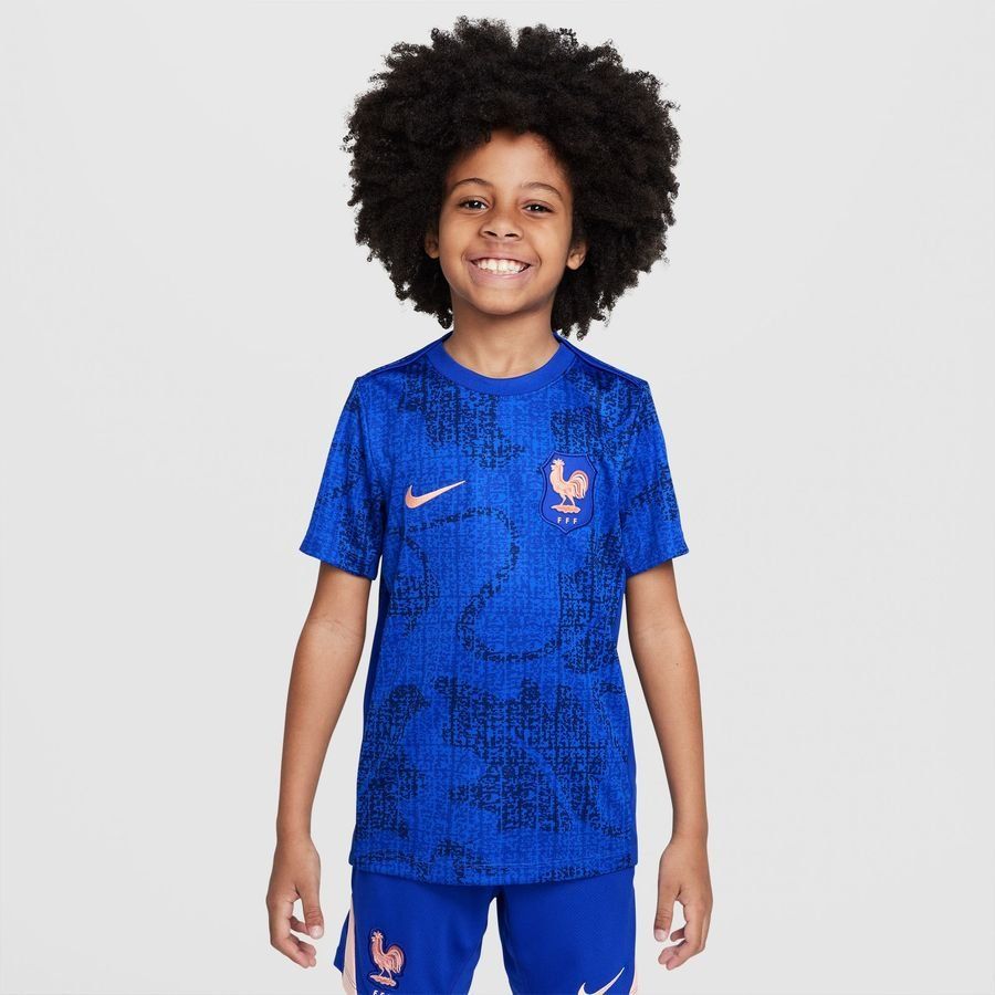 France Training T Shirt Dri Fit Academy Pro Pre Match Women's Euro 2025