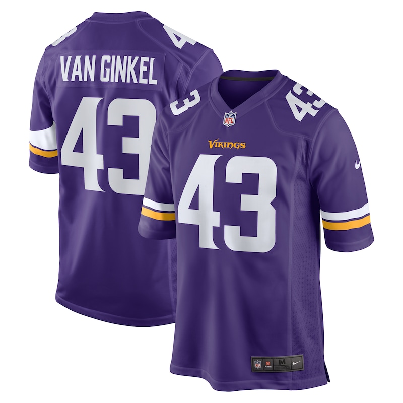 None Andrew Van Ginkel MIN Vikings Modern Cost-Effective Jersey