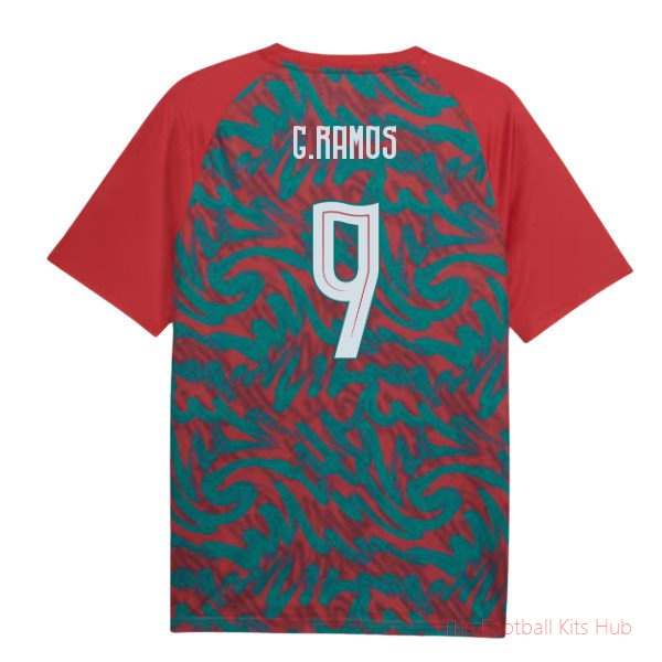 [EFS] 2026/27 Portugal Warm Up Jersey (Red) (G.Ramos 9)