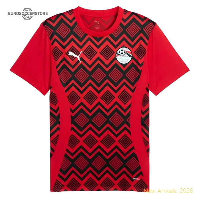 2024-2025 Egypt Prematch SS Jersey (Red)