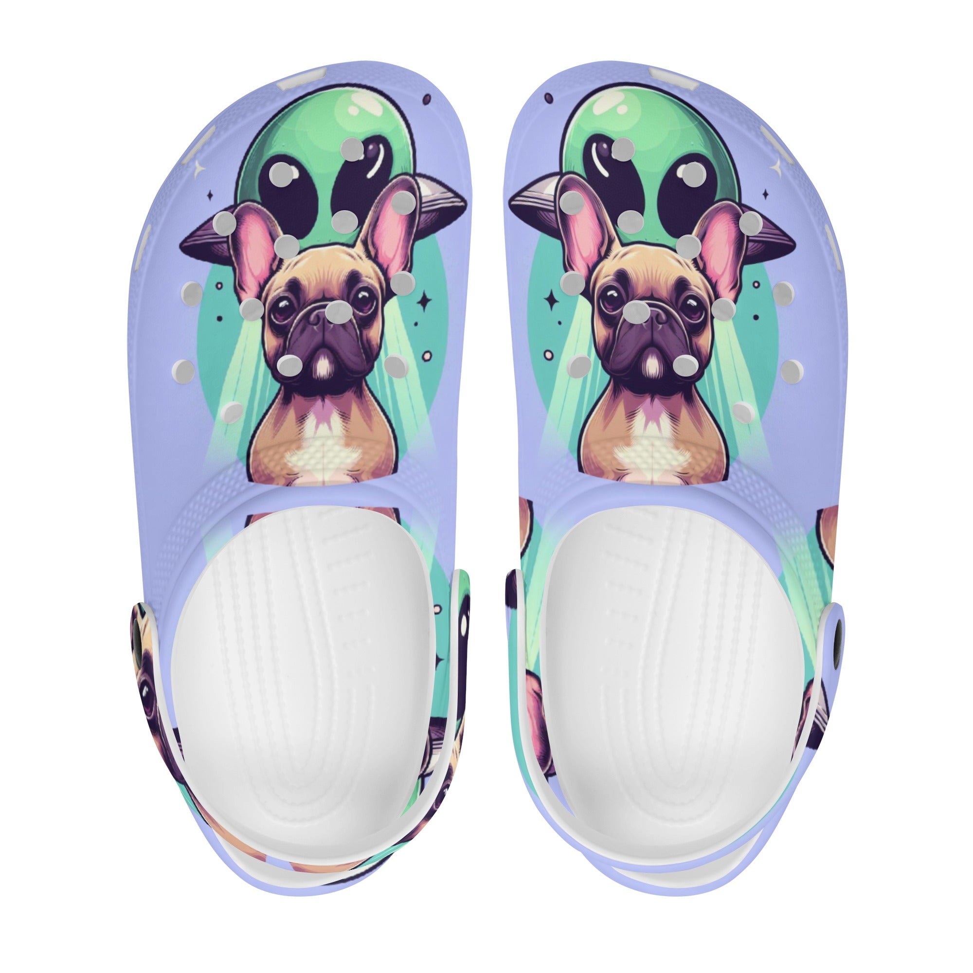 Lucky - Bulldog Unisex Clogs Outdoor Use | Durable Build