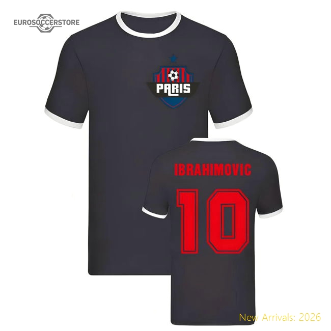 Zlatan Ibrahimovic Paris Ringer Tee (navy) - Competitive Price