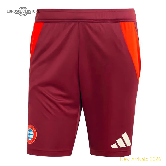 Best-Selling 2024-2025 Bayern Munich Eu Training Shorts (Shadow Red)