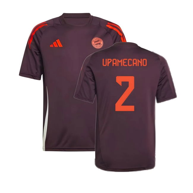 2024-2025 Bayern Munich Training Economic Shirt - Kids (Shadow Maroon)
