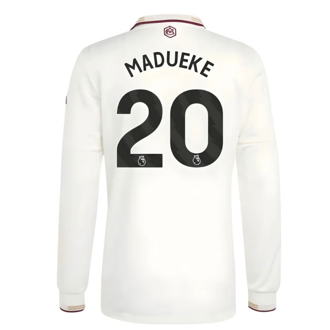 Arsenal Third Football Jersey 2025-20 Season Madueke 20 L M S