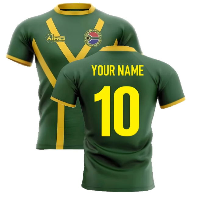 2025-2026 South Africa Springboks Flag Concept Rugby Shirt (Your Name)