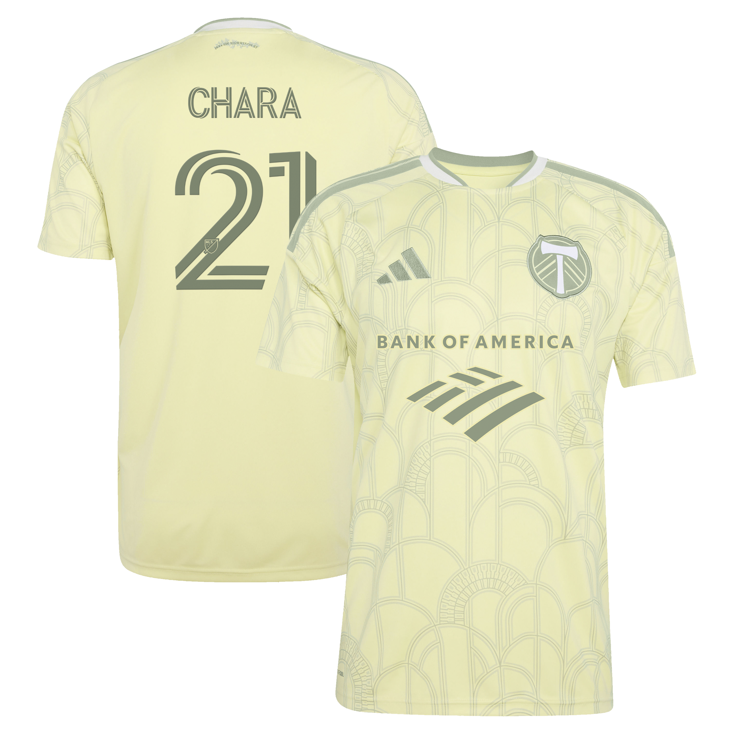 [SJH] Diego Chara Portland Timbers 2026 Civic Stadium Kit Replica Jersey - Yellow