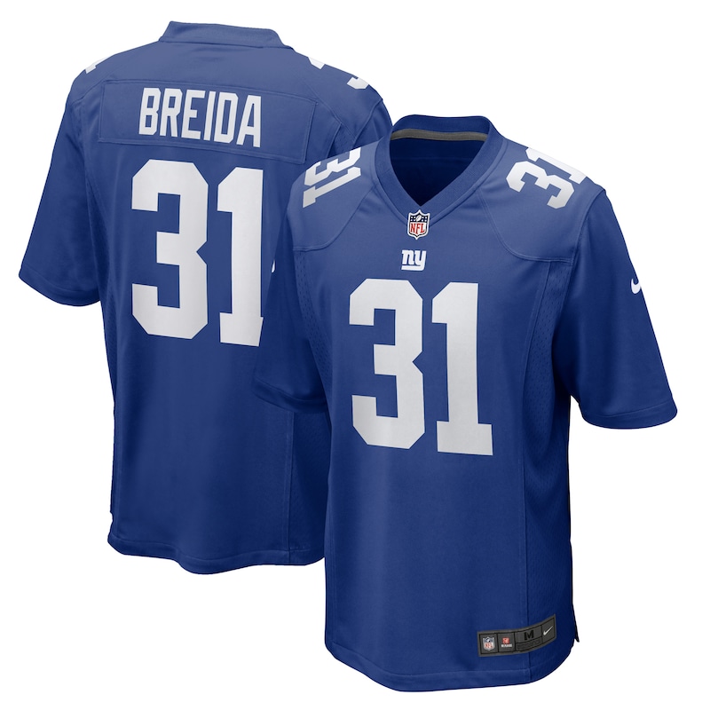 None Matt Breida NY Giants Vintage Great Value Jersey Game Day Wear