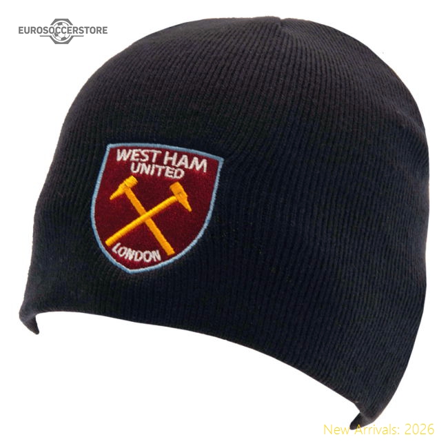 West Ham United FC Navy Beanie