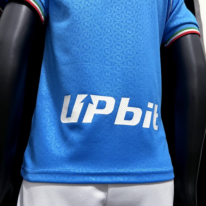 Kids 2324 Napoli Home Kit ShirtShorts - Official Replica 18542