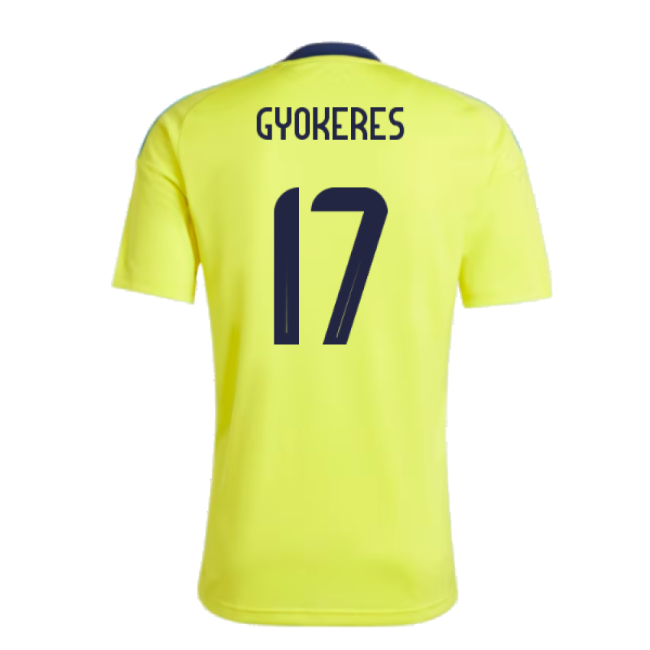 2024-2025 Sweden Home Fan Shirt (GYOKERES 17)