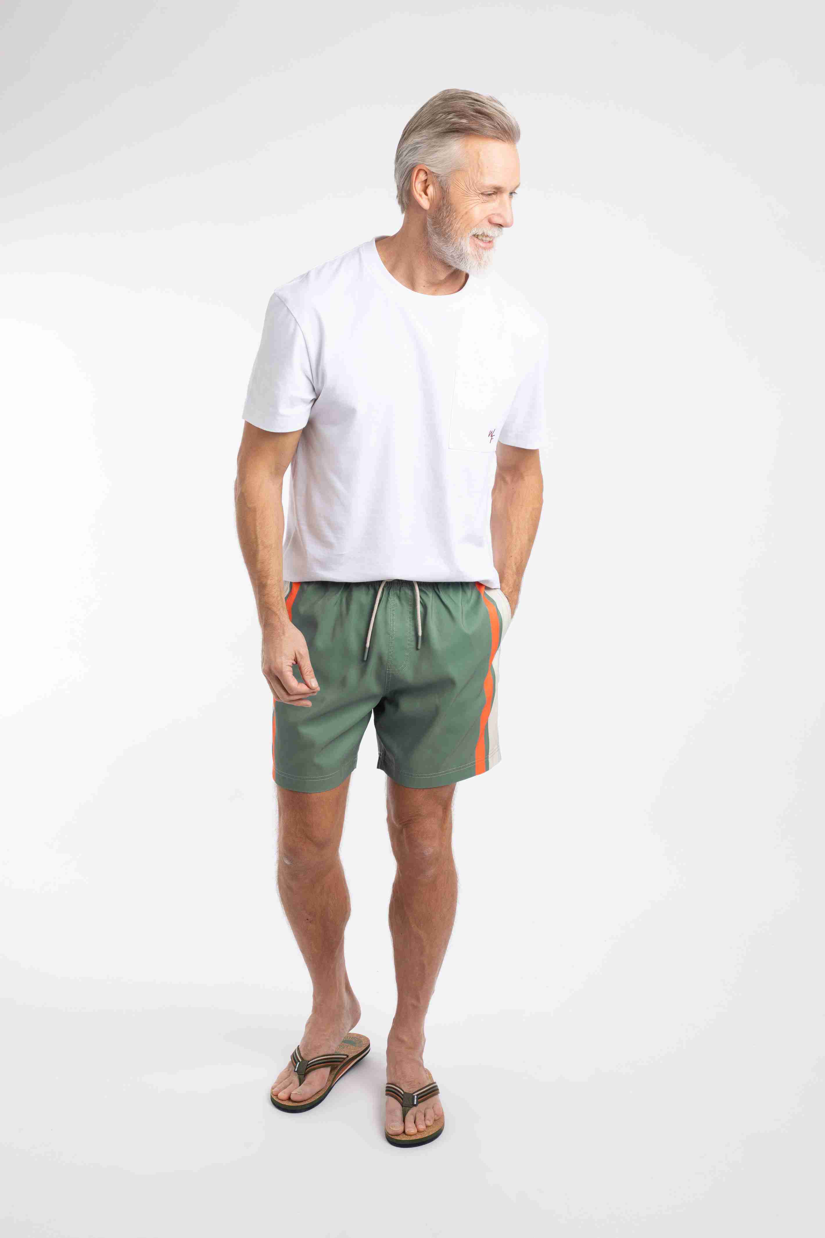 Narwhal Swim Shorts Woodland Sage