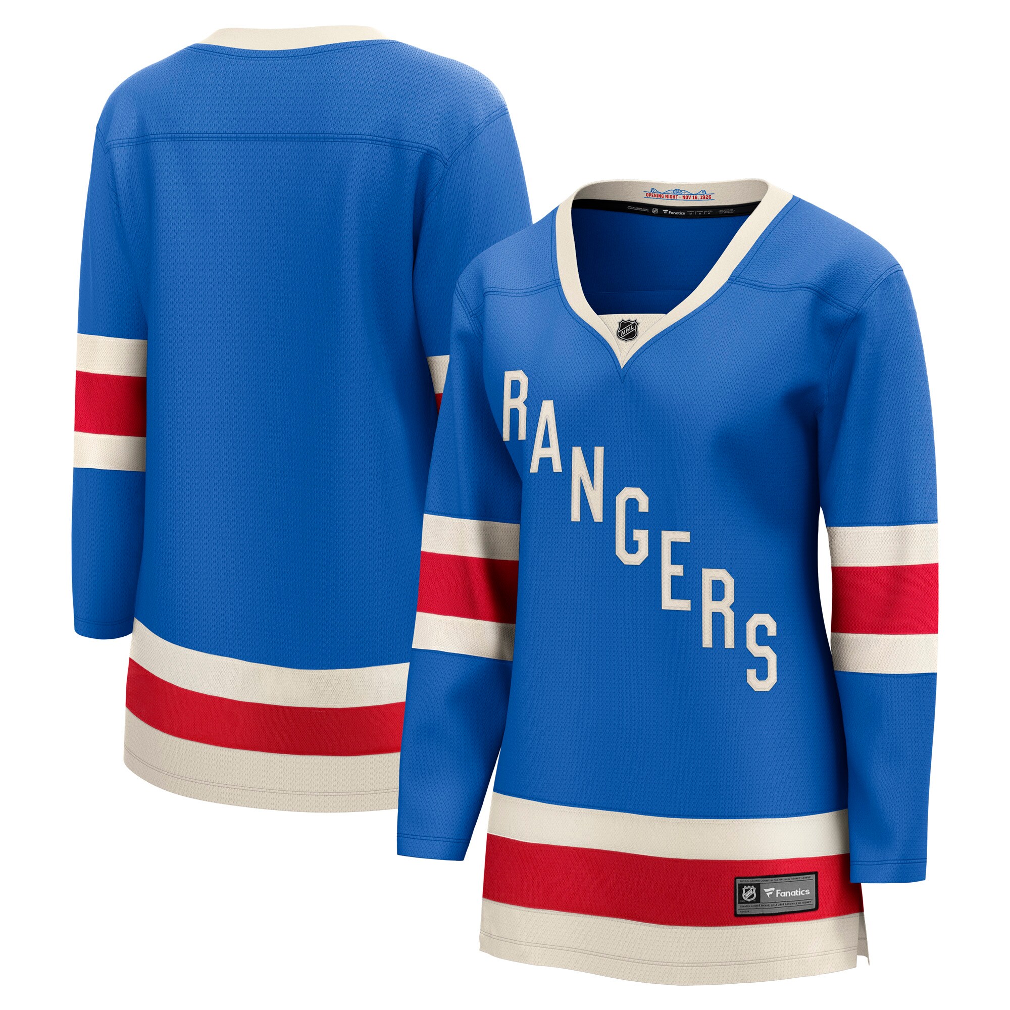 [JED] New York Rangers Women's Centennial Breakaway Jersey - Blue