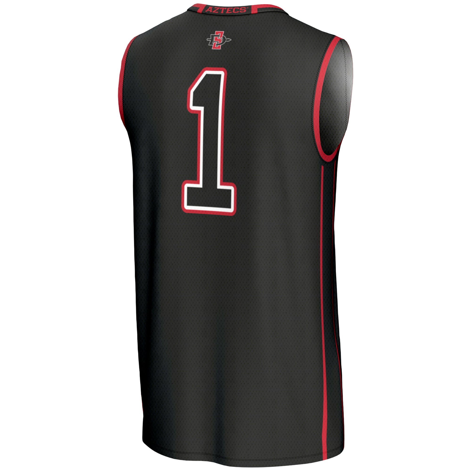 [DDG] San Diego State Aztecs GameDay Greats Lightweight Basketball Fashion Jersey - Black