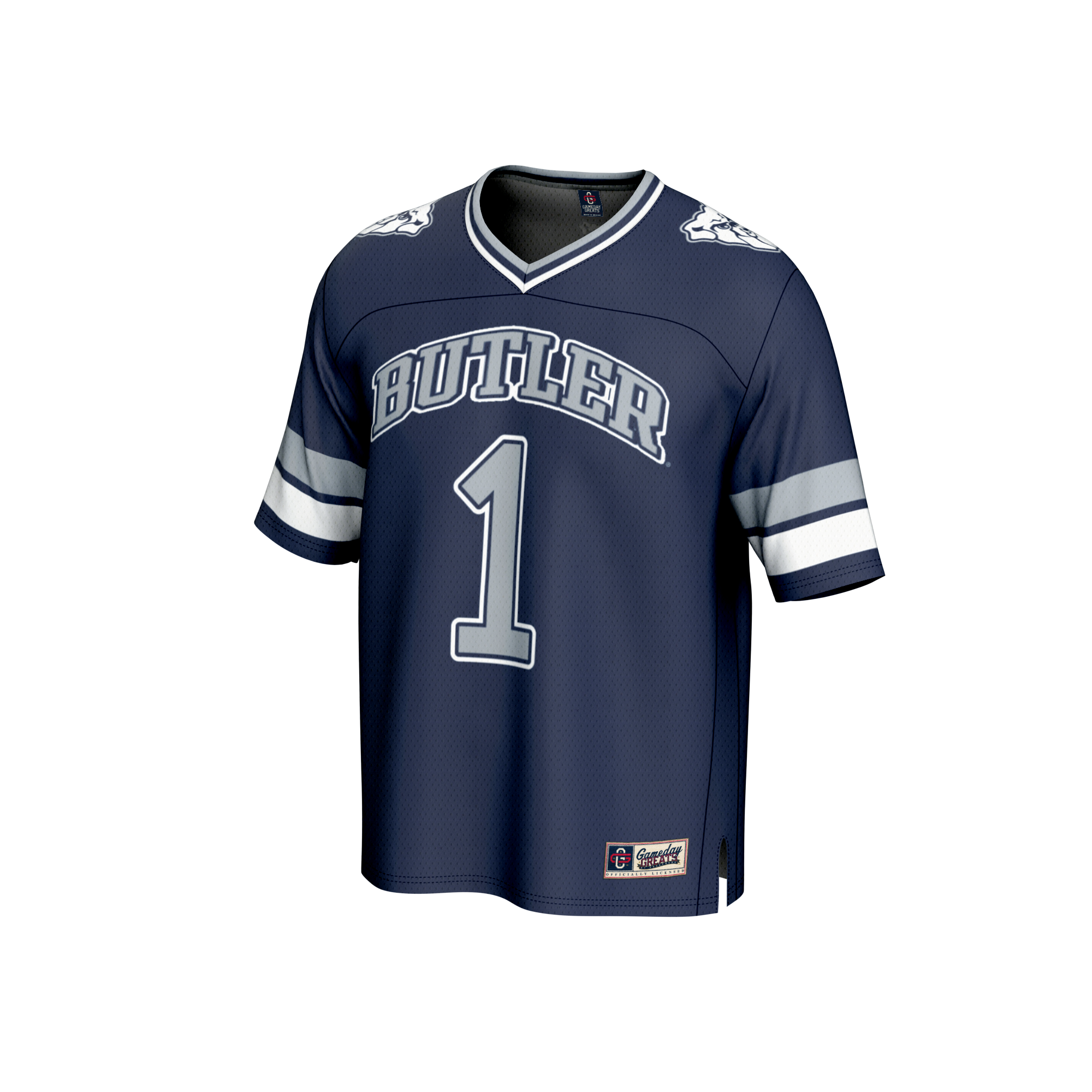#1 Butler Bulldogs GameDay Greats Youth Lightweight Collegiate Football Fashion Jersey - Navy