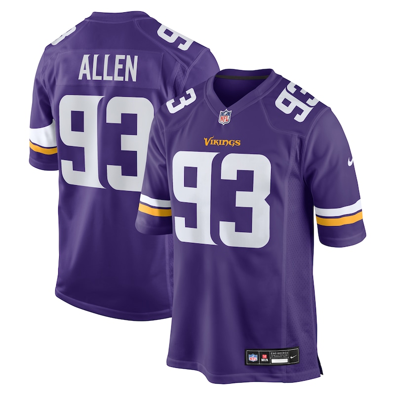 None Jonathan Allen MIN Vikings Timeless Top-Grade Jersey for NFL Fans