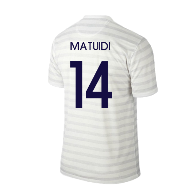 Official France 2014-15 Away Kit Championship Match Team Jersey