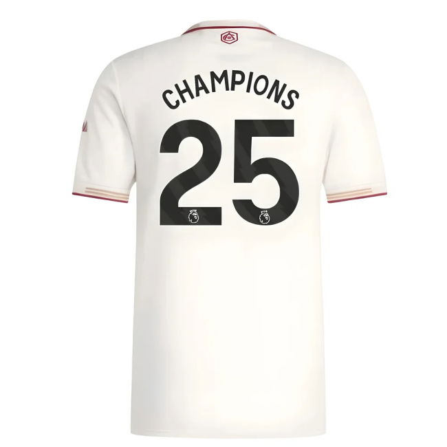 2025-20 Arsenal Third Shirt with Champions 25 L M S