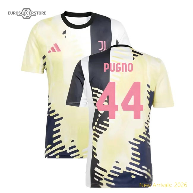 Genuine 2025 Juventus Pre-Match Shirt (Yellow) (Pugno 44)
